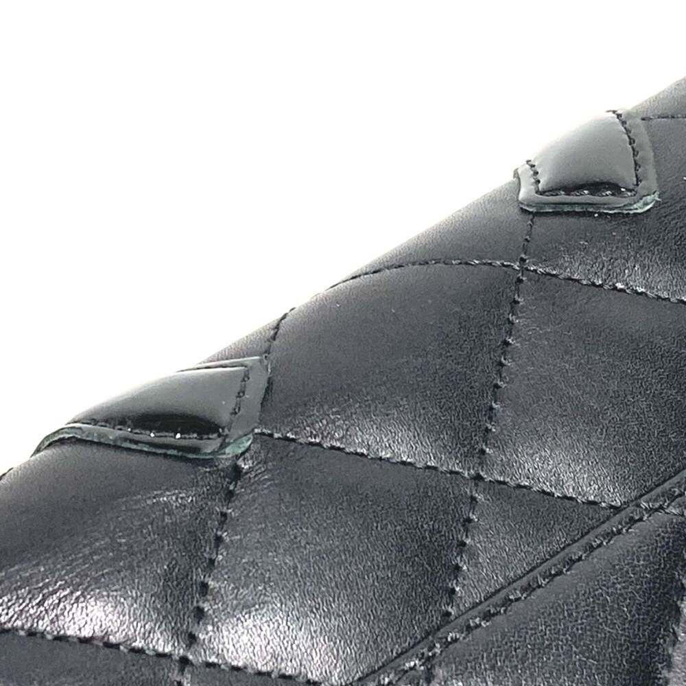 CHANEL Authentic Black Leather Logo Wallet - Picture 9 of 16